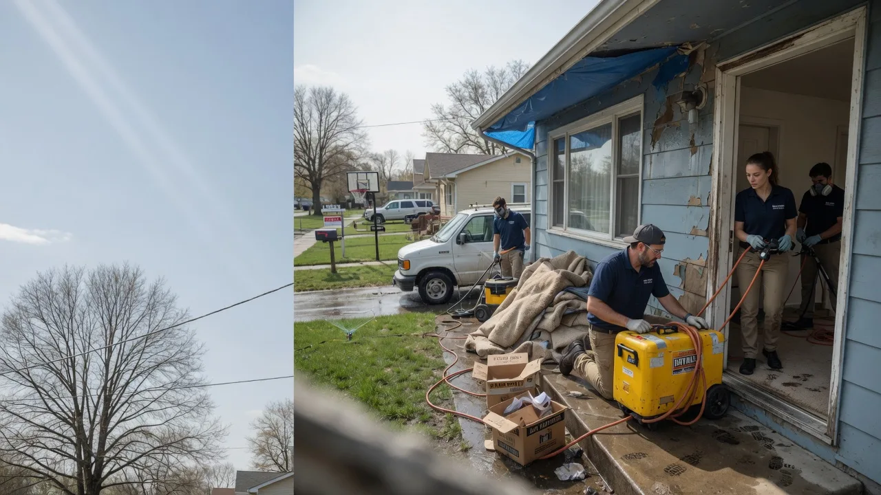 Basement Flood Cleanup in Riverton, KS near me